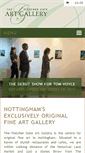 Mobile Screenshot of fletchergateartgallery.com